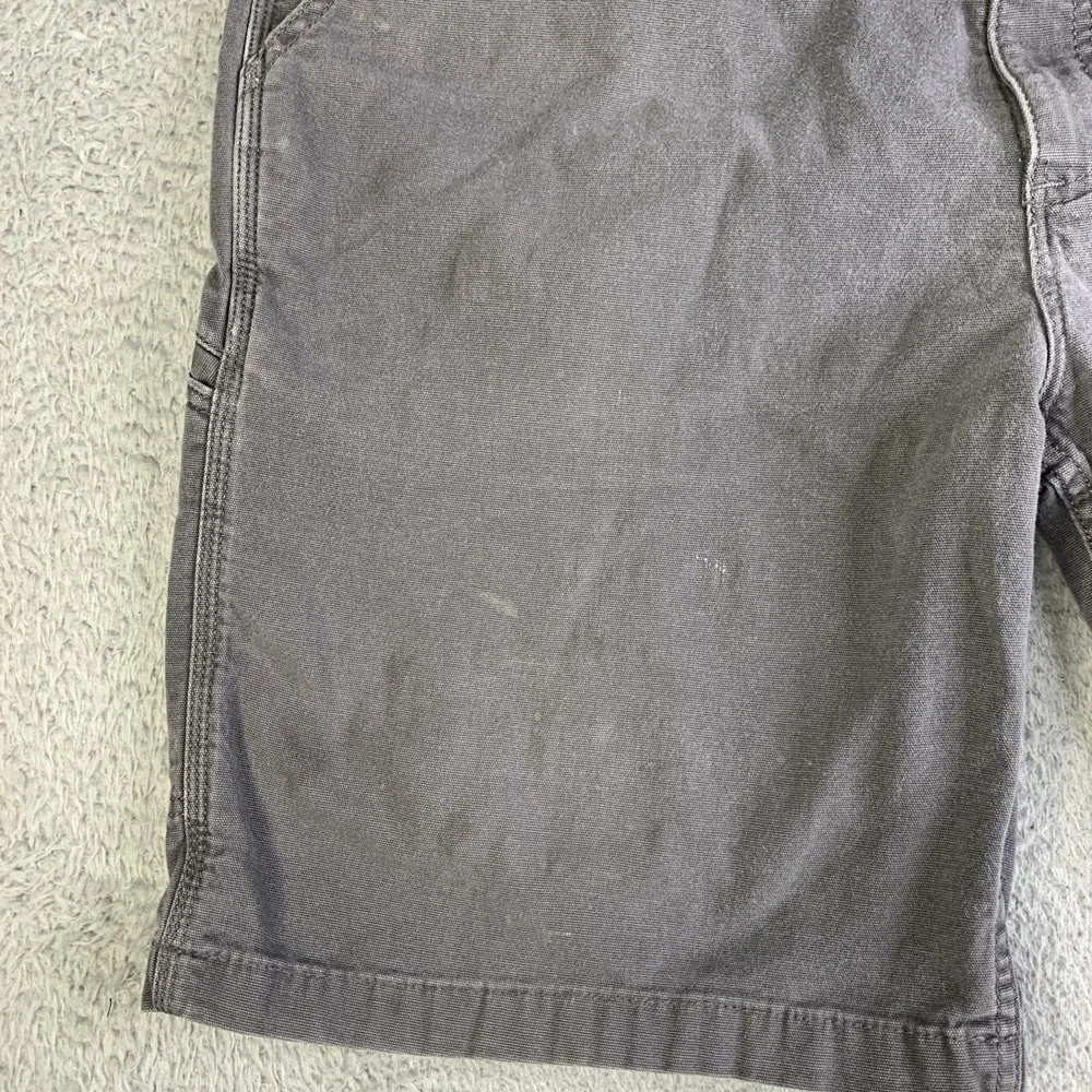 Carhartt Shorts Mens 40 Waist 38 Gray Relaxed Fit Rugged Flex Lightly Distressed